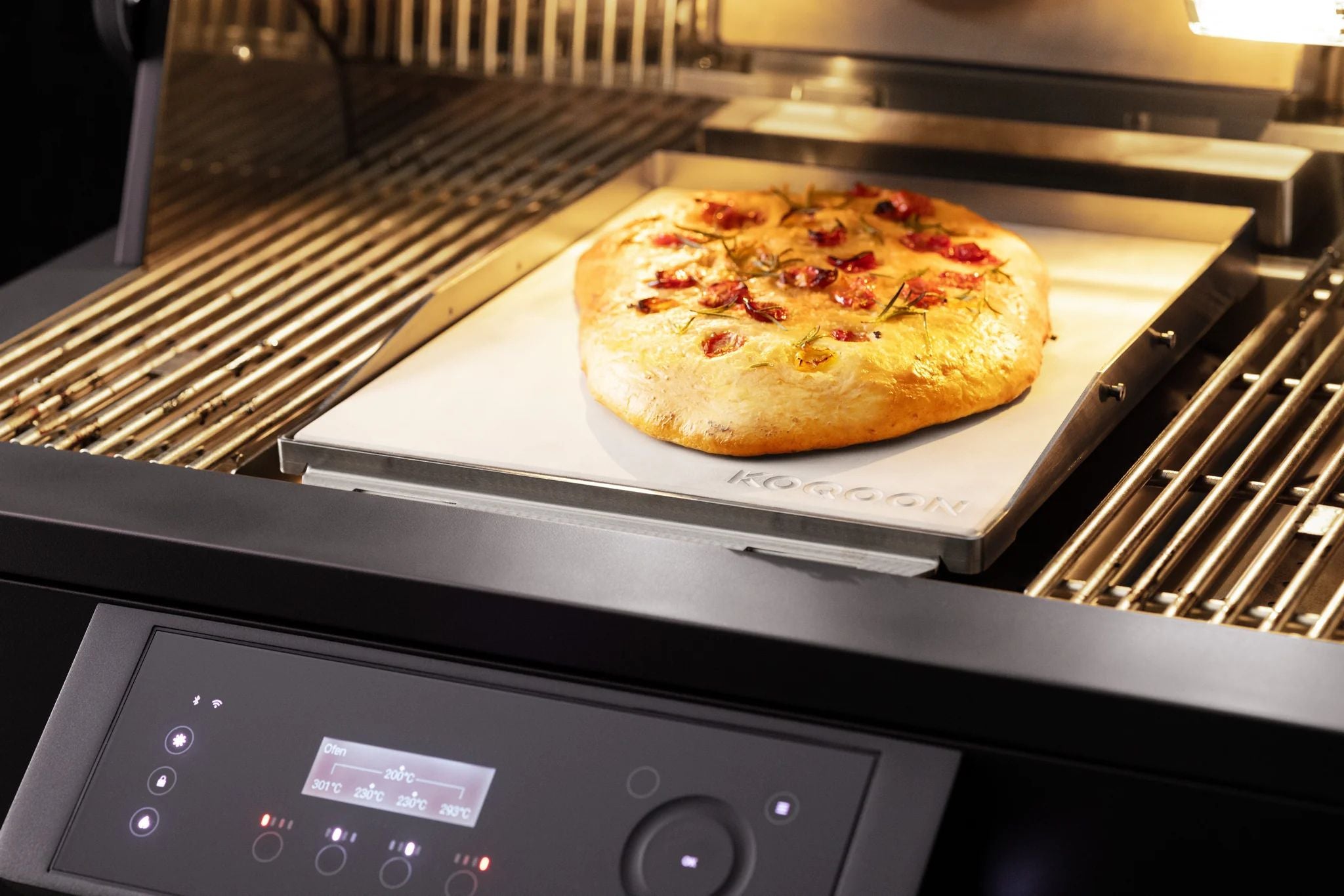KOQOON Pizzastein incl. Grundrahmen