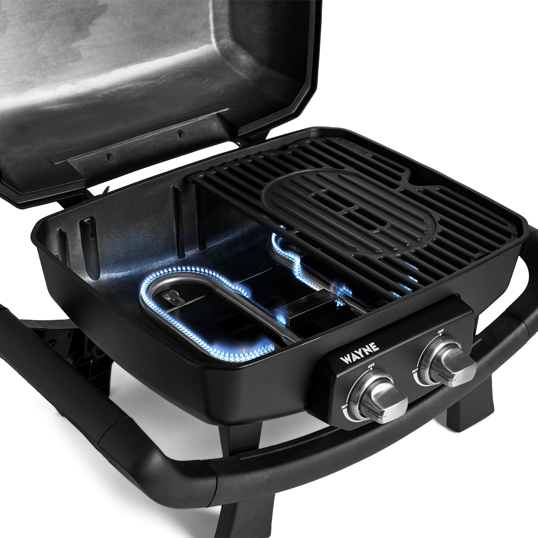 Burnhard WAYNE Balkongrill 2-Brenner inkl. Rollwagen