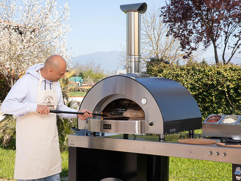 Alfa Forni Low & Slow Kit, 5Pizze Gas Moderno