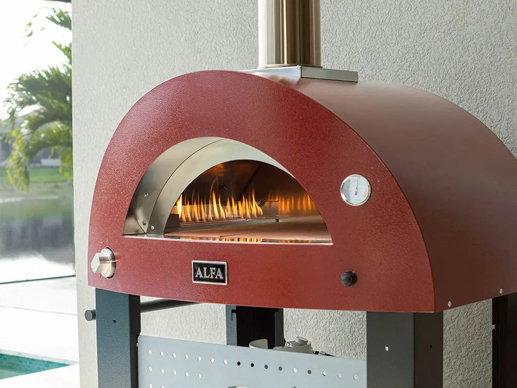 Anwendungsbild 3 Alfa Forni Moderno 2 Pizze, Gas/Hybrid, Grau