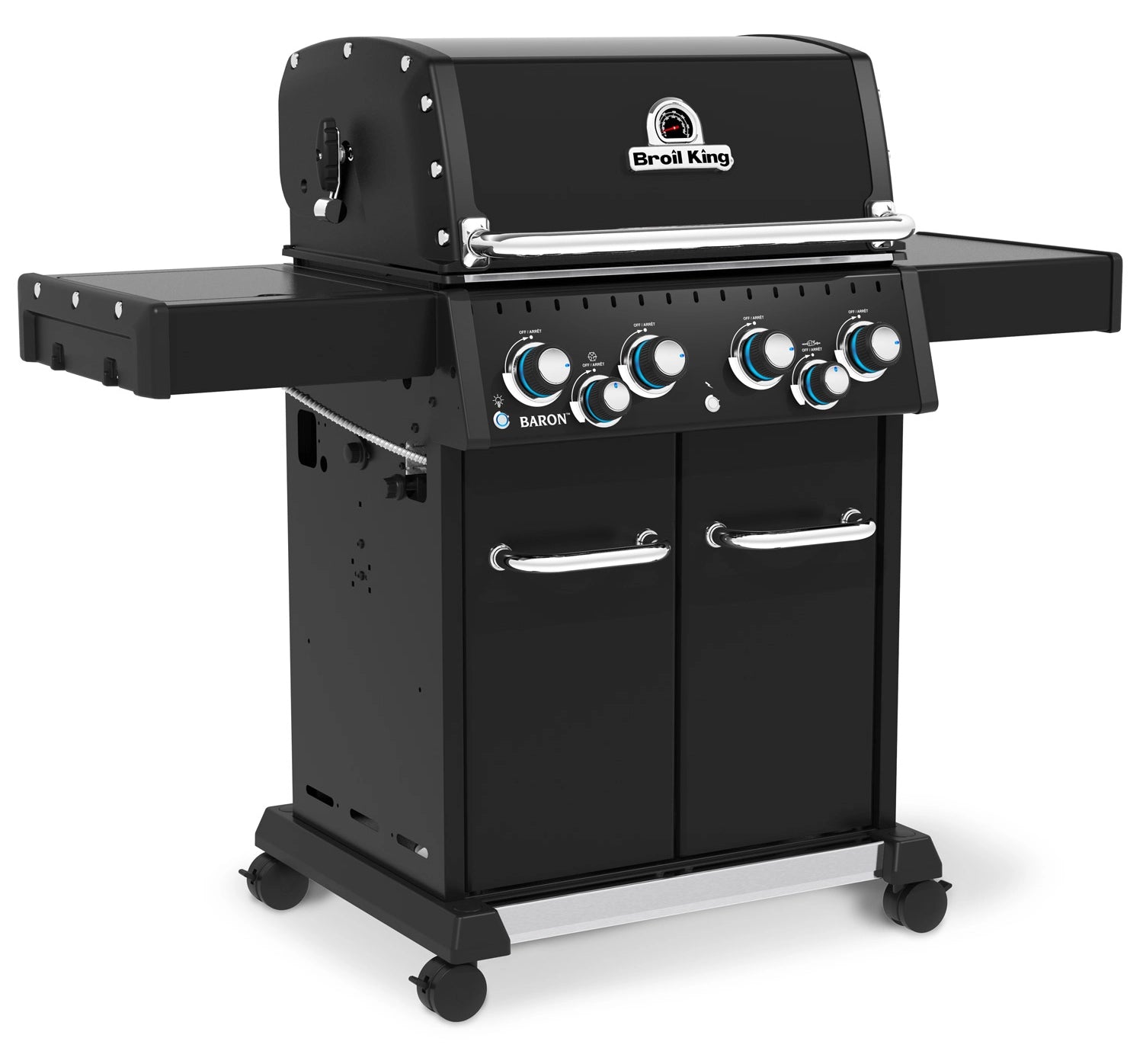 Baron 490 IR Shadow von Broil King inkl. Rotisserie & Infrarot-Seitenbrenner