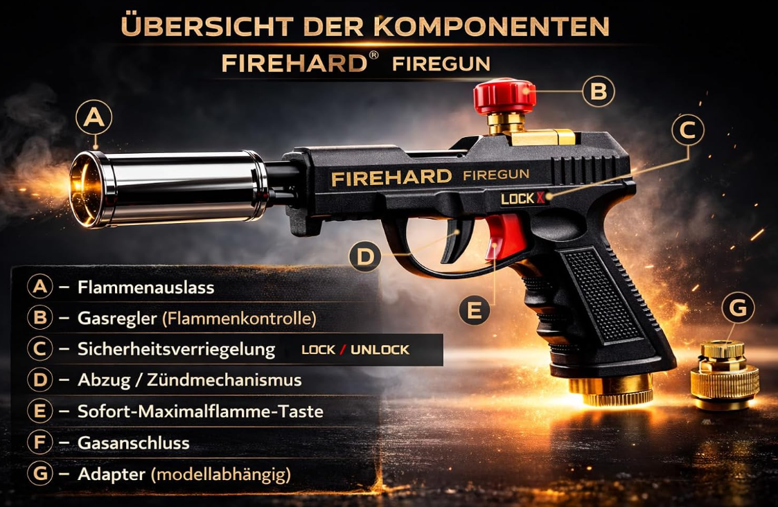 Firehard Firegun | Grillgun