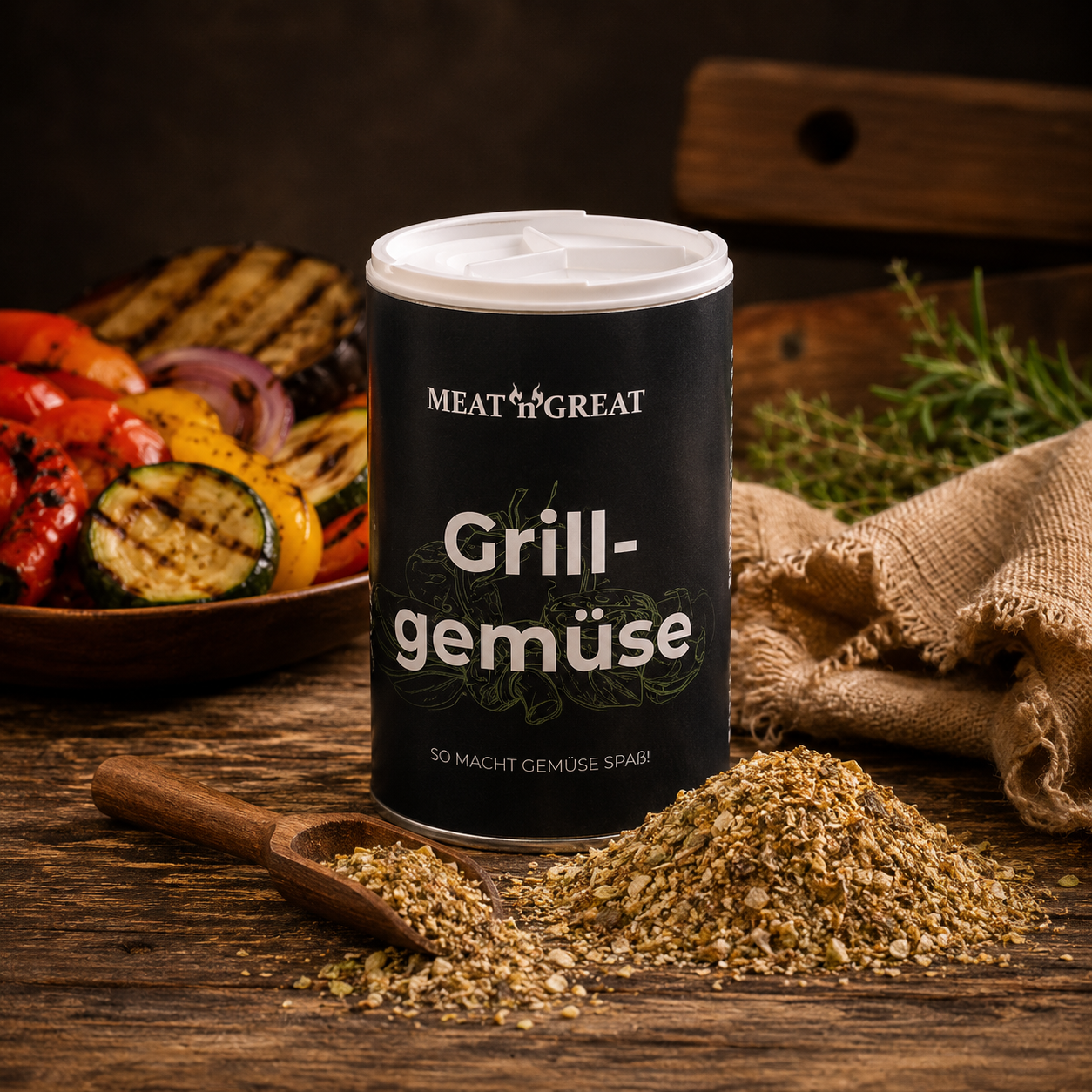 Meat 'n' Great Grillgemüse, Streuer, 80g