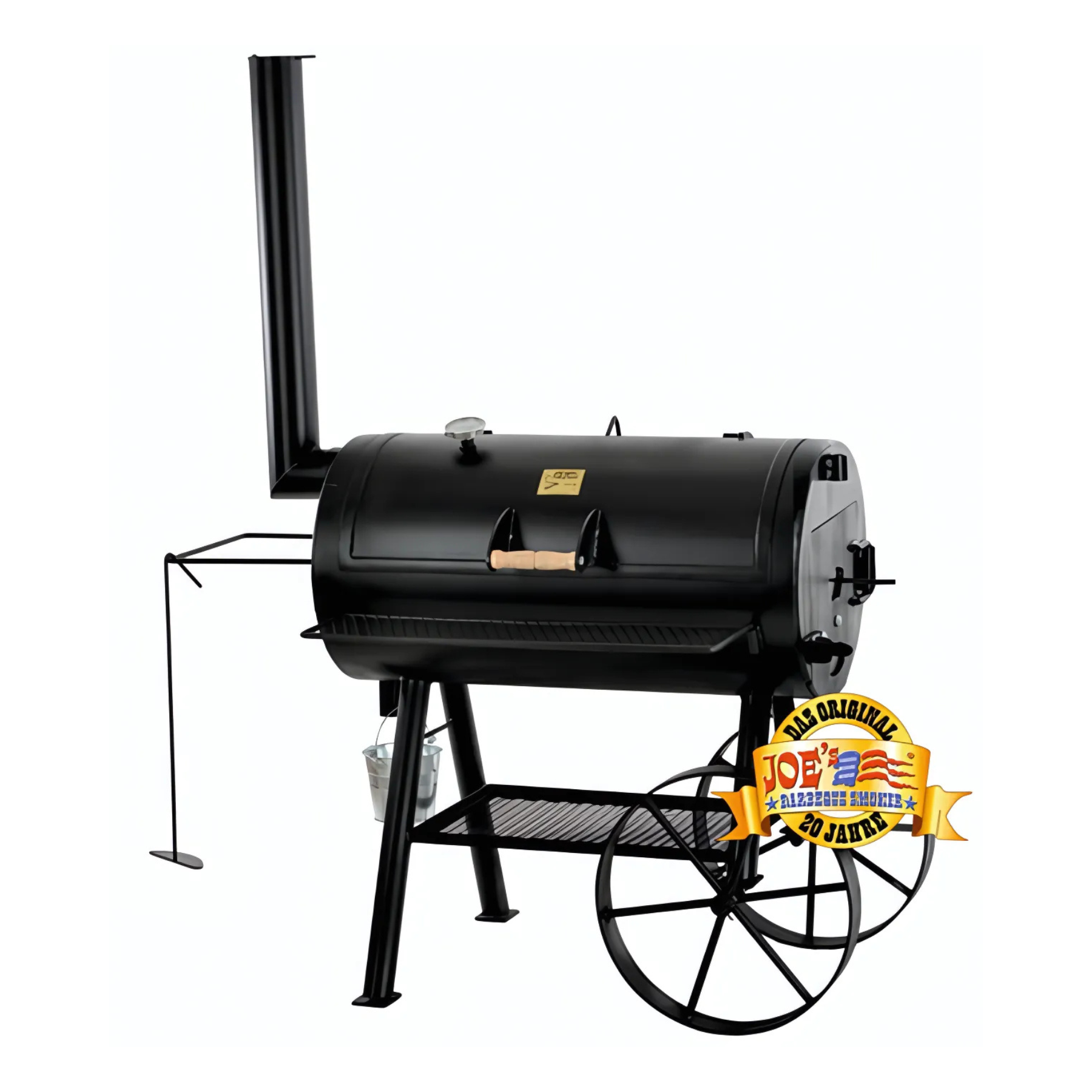 Joe´s Barbeque 20" Sloppy Joe Fassgrill groß mit Fahrgestell u. massiven Rädern