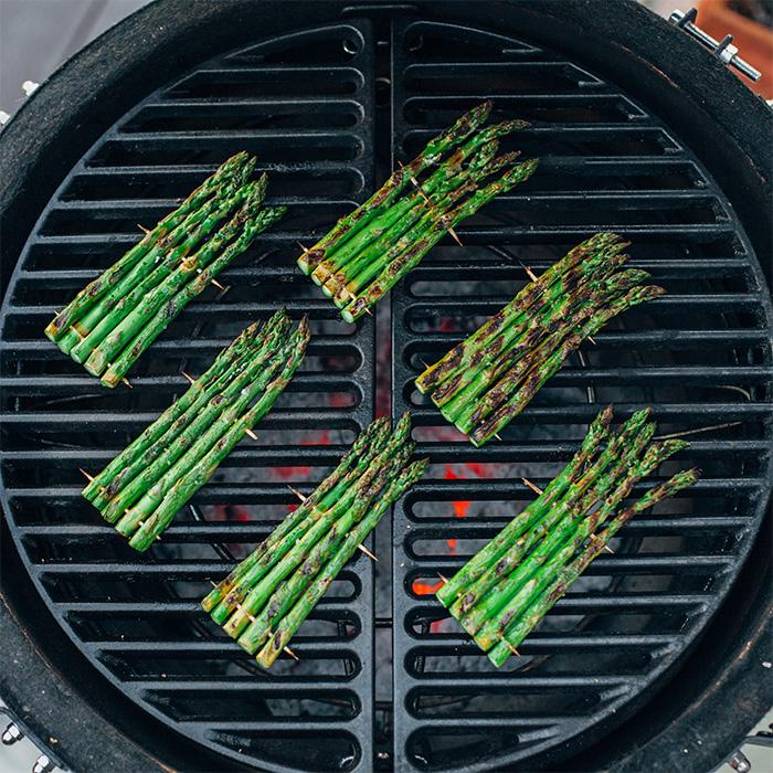 Anwendungsbild KamadoJoe Gussrost halbrund, Classic