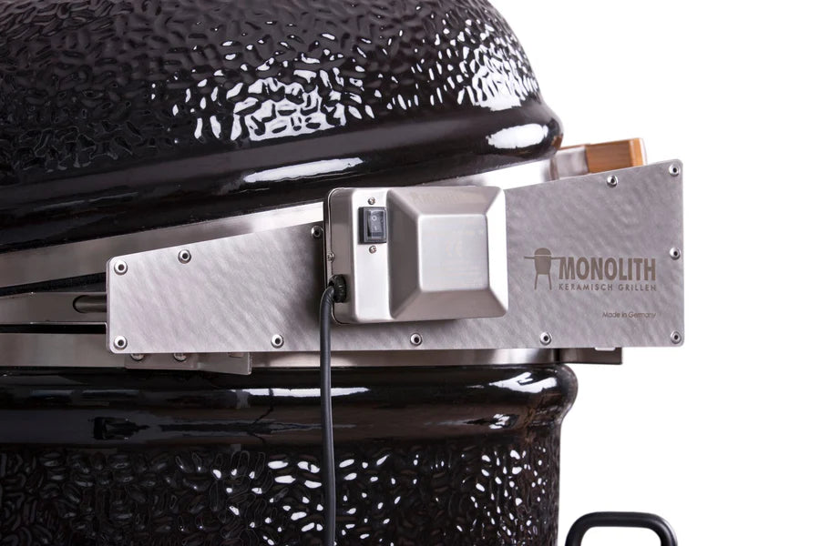 Monolith Rotisserie Motor, 220V eingebaut