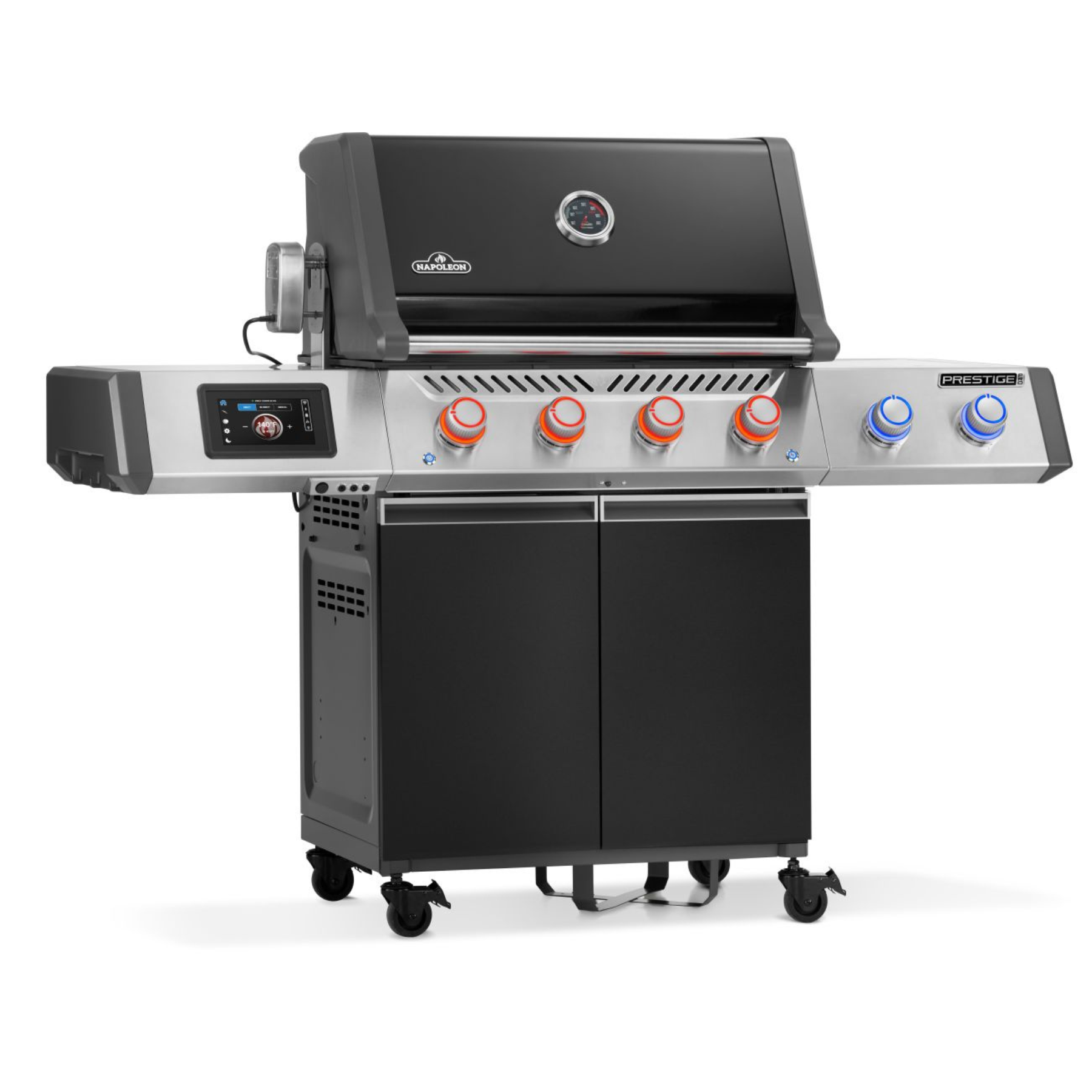 Napoleon Prestige PRO™ 500, Connected, Schwarz, inkl. Drehspieß