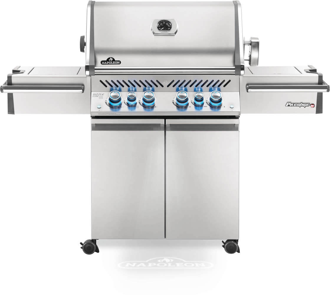 Napoleon Prestige PRO 500, Erdgas ohne Drehspieß