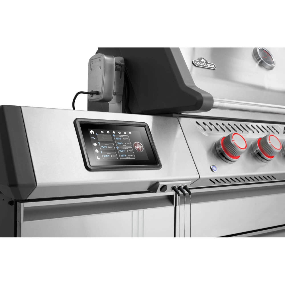 Napoleon Prestige PRO 665 Connected Gasgrill inkl. Drehspieß & elektrischer Räucherbox