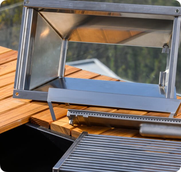 Festavolo Primo Medio | Tischgrill Detailaufnahme