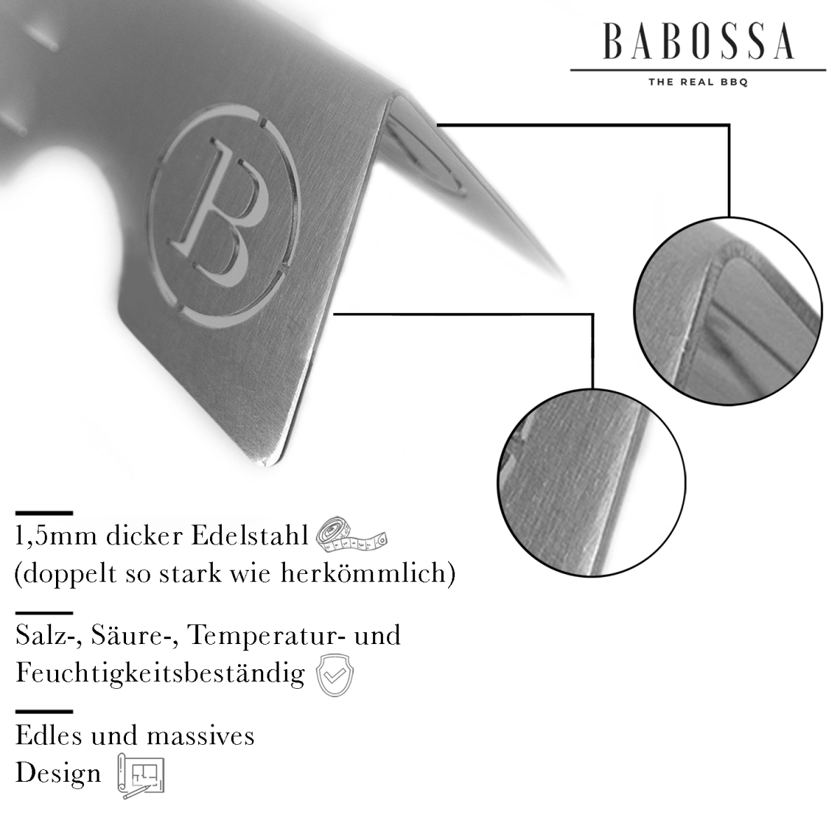 Babossa Flammschutzblech, Weber Genesis