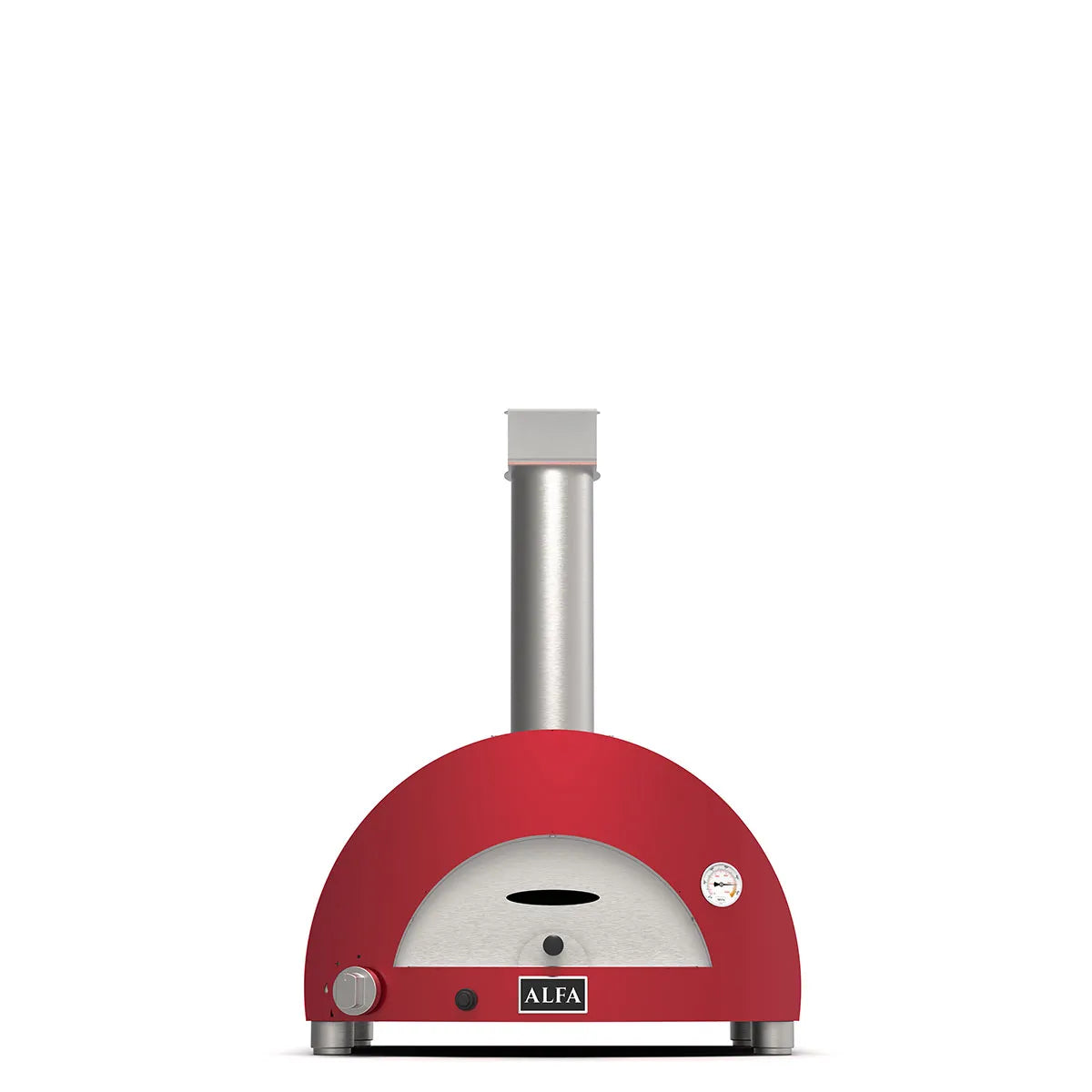 Alfa Forni Moderno 1 Pizza, Holz, Rot