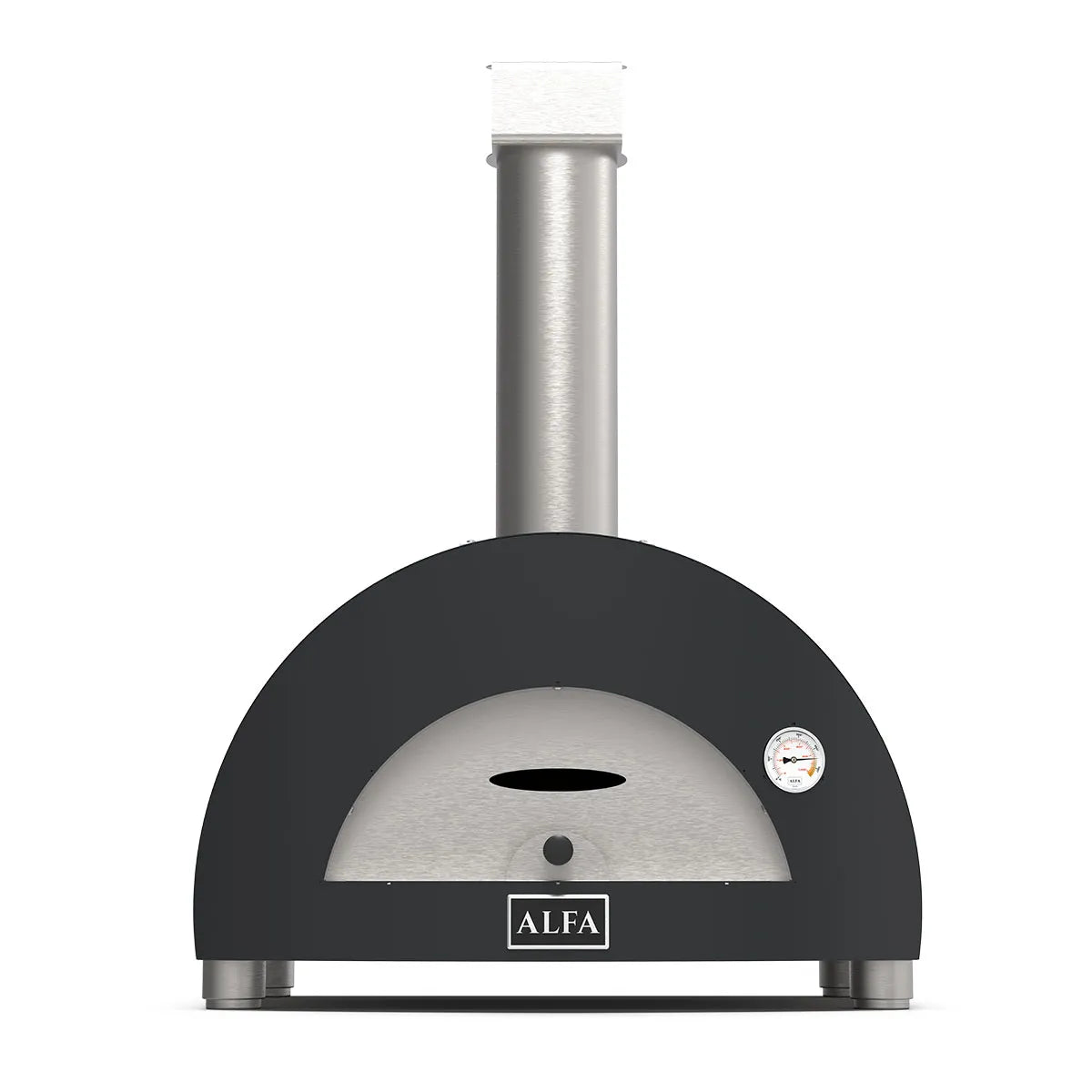 Alfa Forni Moderno 1 Pizza, Gas/Hybrid, grau