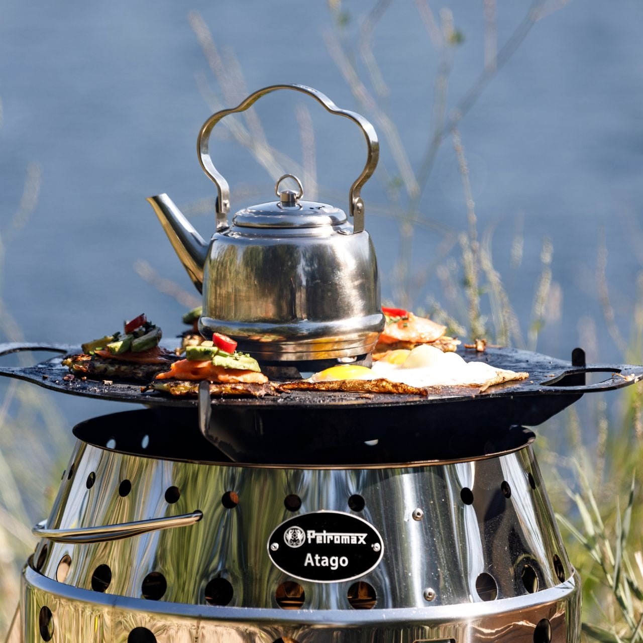 Petromax Kochaufsatz für Atago Grillplatte