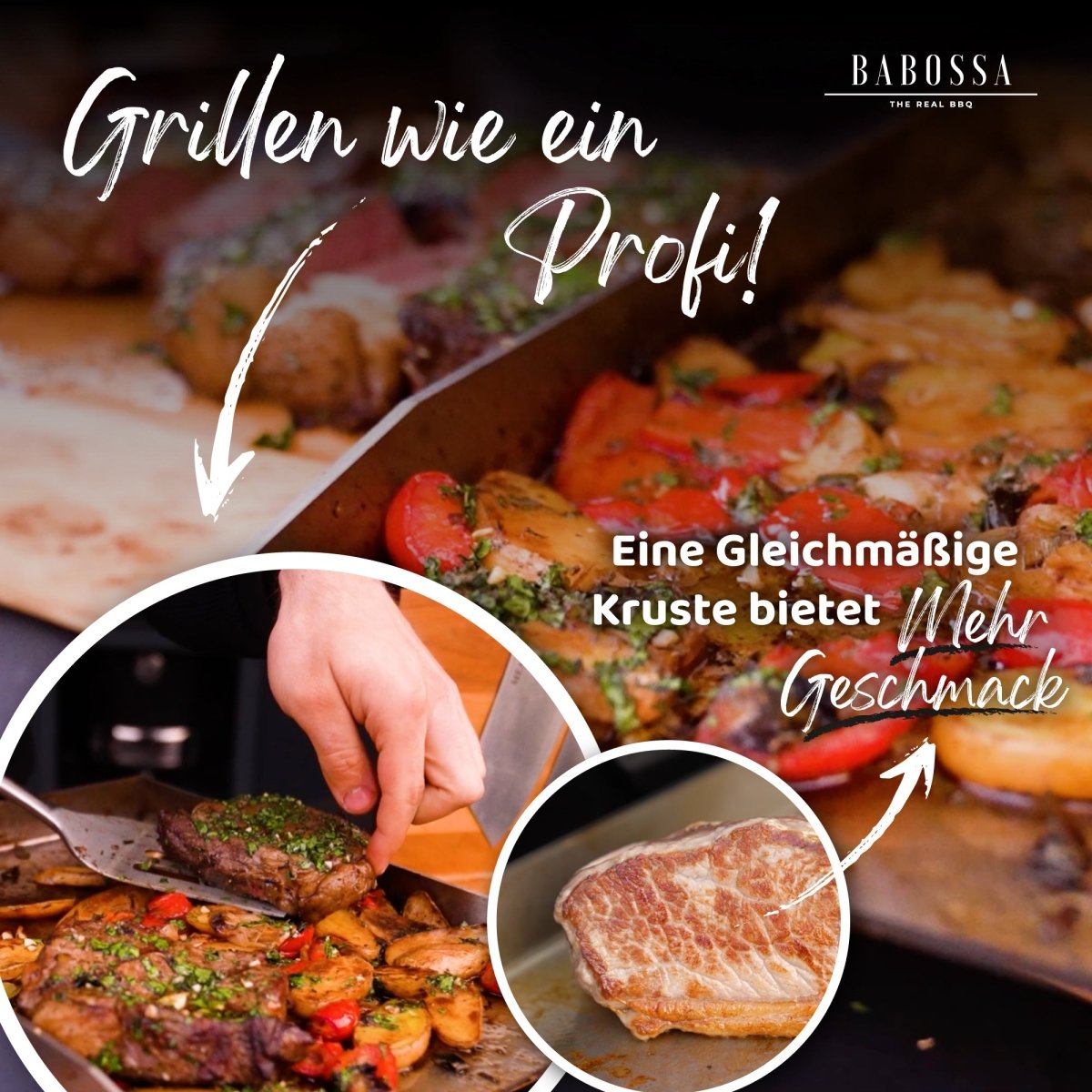 BABOSSA Plancha 2.0, Universal Medium, Grillzubehör, Detailansicht 4