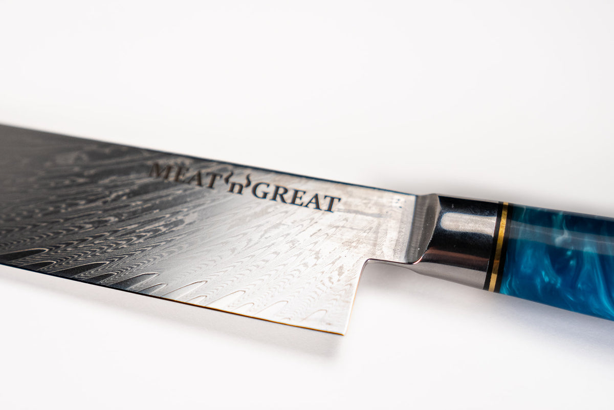 Meat 'n' Great "Aquarell" Santoku, Messer, Detailansicht 3