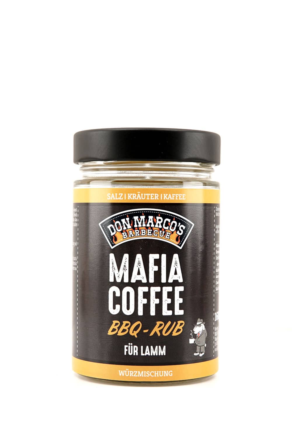 Don Marco´s Mafia Coffee Rub, 160g Glass
