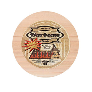 Axtschlag Räucherbretter (Wood Planks) Western Red Cedar Appetizer Plank rund 4er Pack 11cm
