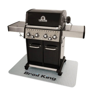 Broil King Grillmatte Bodenschutz Grillunterlage Silber 140 x 90 cm