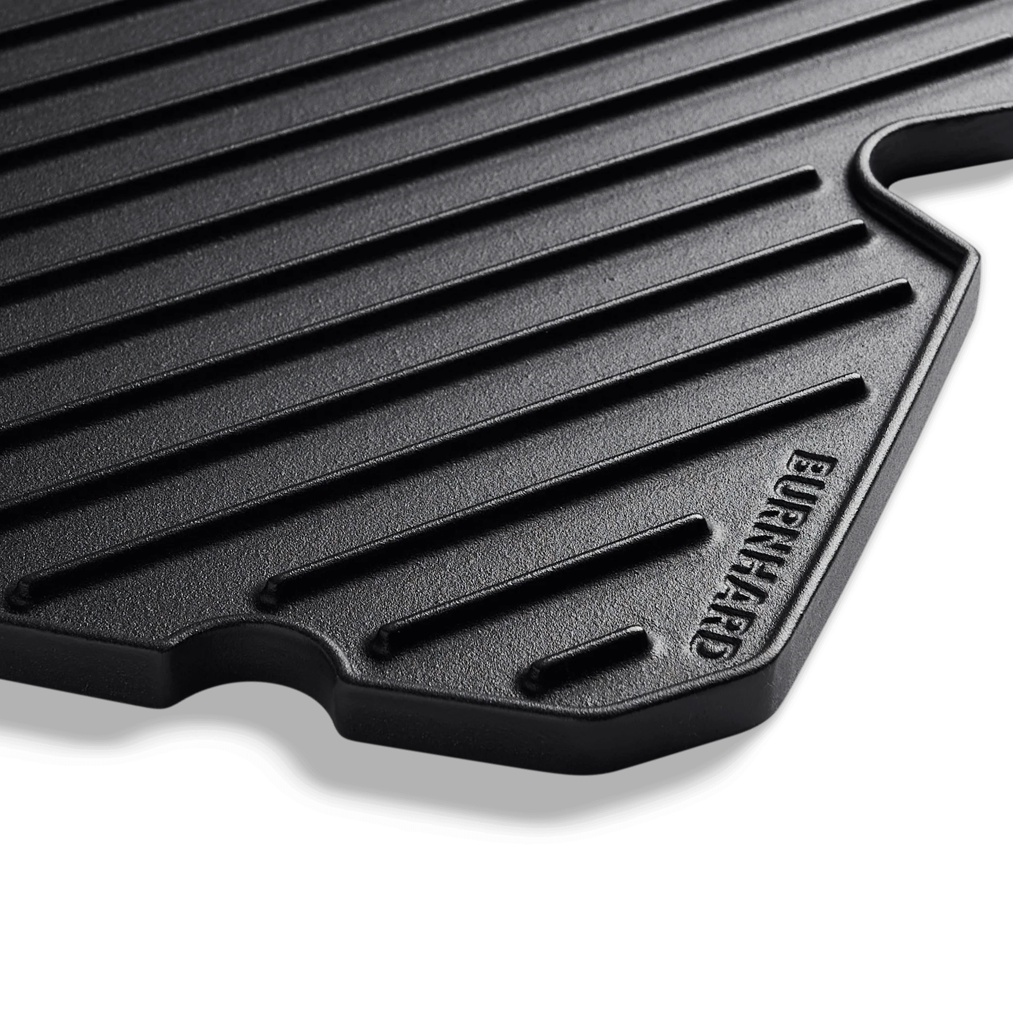 Burnhard Grillplatte Gusseisen beidseitig WAYNE 2-Brenner Series 2 | 23,5 x 35 x 1,5 cm