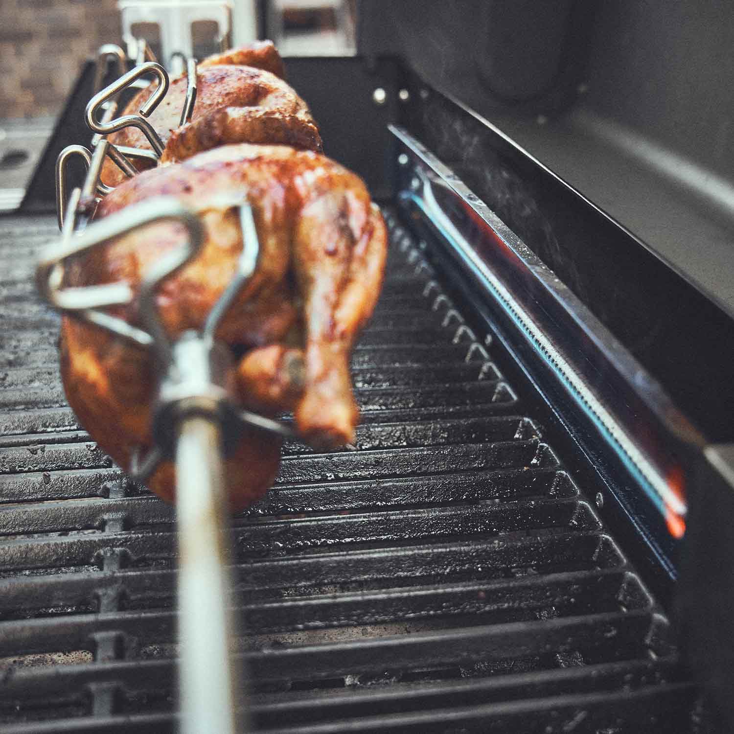 Burnhard Big EARL Premium-Gasgrill 4-Brenner Edelstahl mit Edelstahlrost