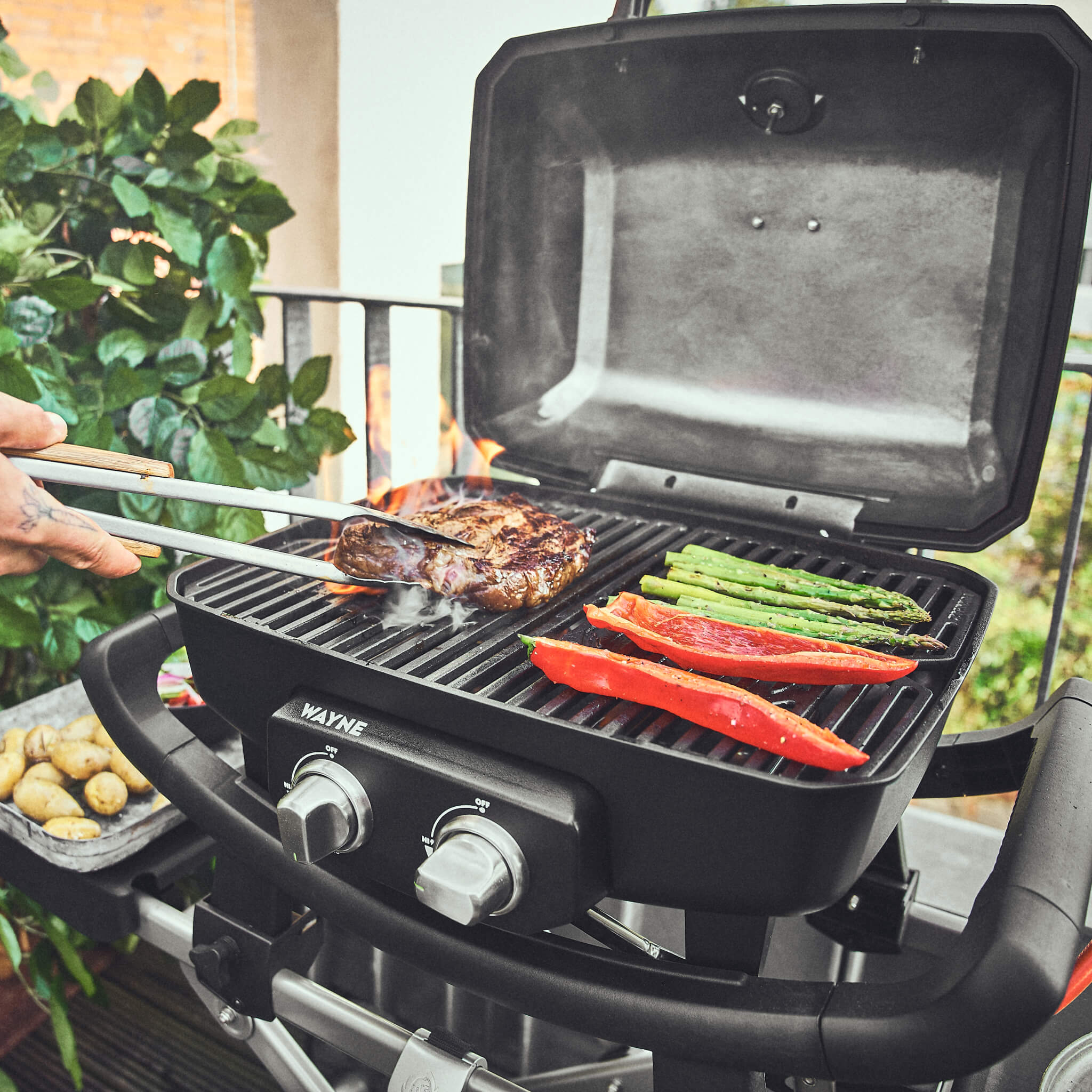 Burnhard WAYNE Balkongrill 2-Brenner