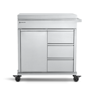 Burnhard Grill Beistellwagen Edelstahl