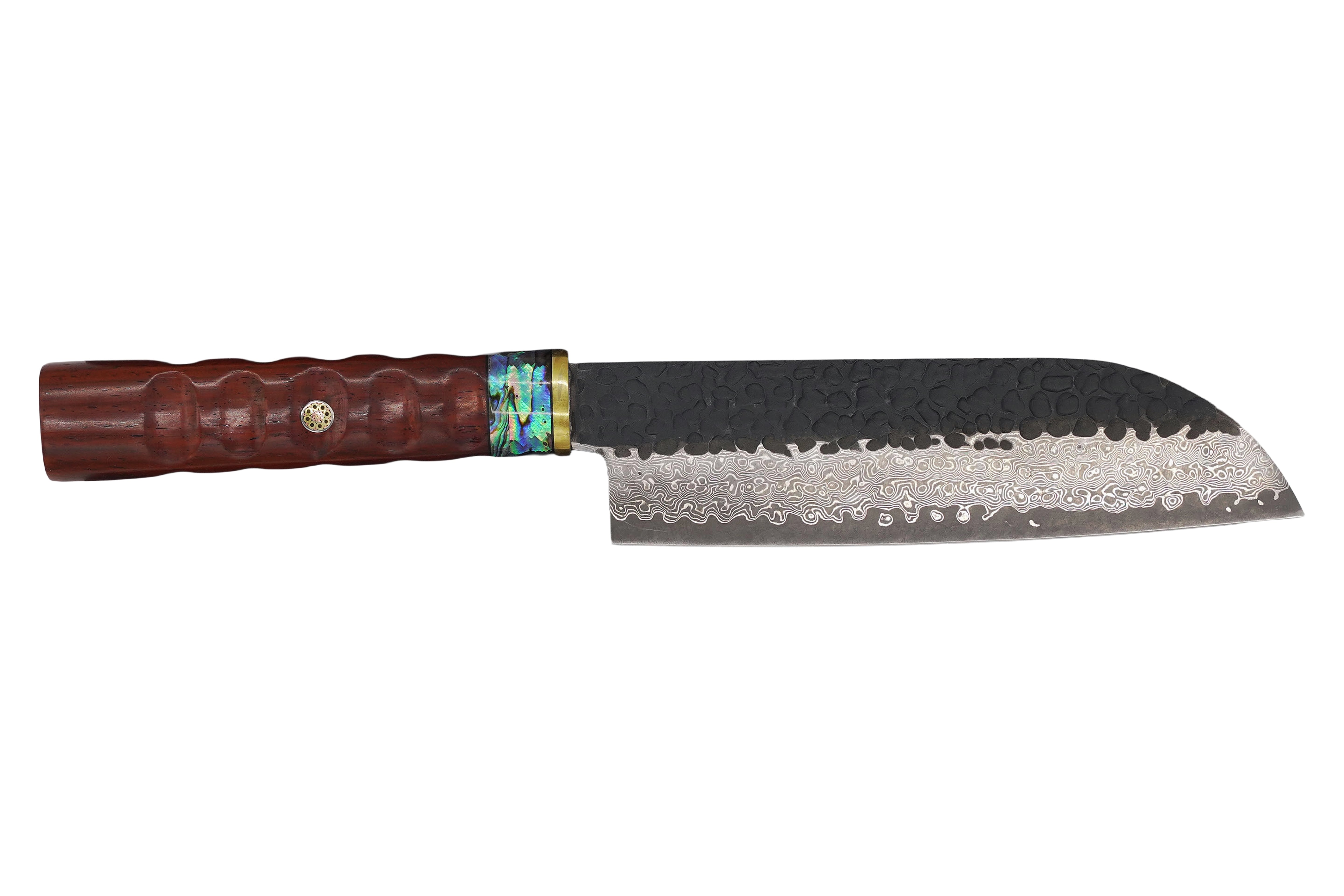 Babossa Heritage Santoku mit Griff aus Wüsteneisenholz