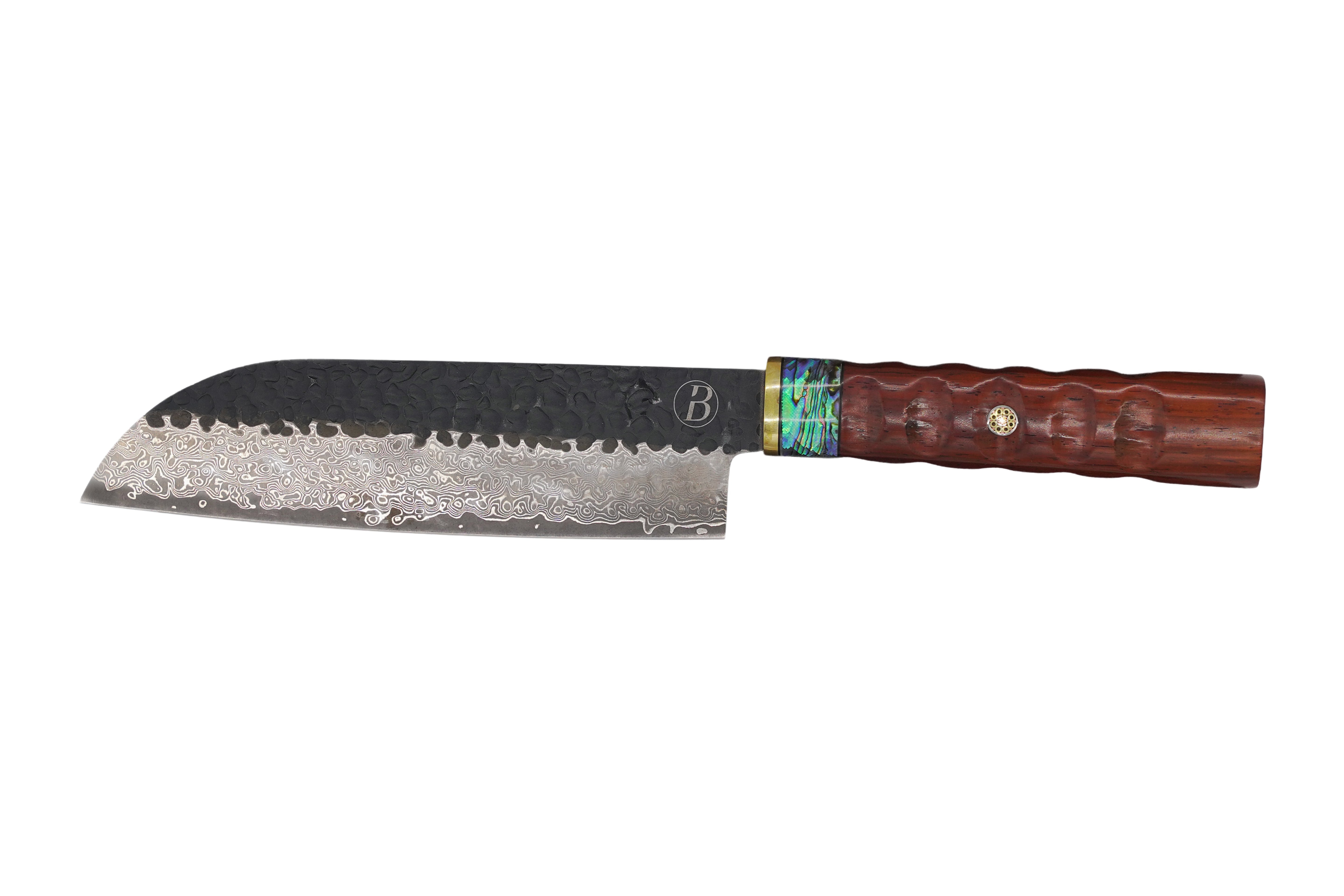 Babossa Heritage Santoku mit Griff aus Wüsteneisenholz