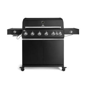 Burnhard Fat FRED Deluxe+ Gasgrill Black Edition 6-Brenner mit Edelstahlrost (Series 4)