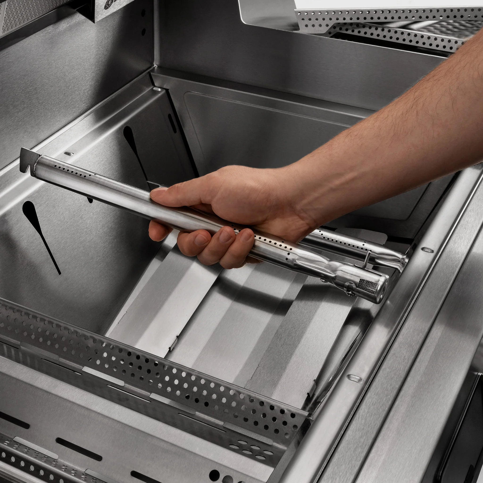 Burnhard GRANT Base - Modularer Gasgrill 4-Brenner mit Schubladen und Gusseisenrost