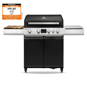 Burnhard GRANT Upgrade - Modularer Gasgrill 4-Brenner mit Schubladen und Gusseisenrost
