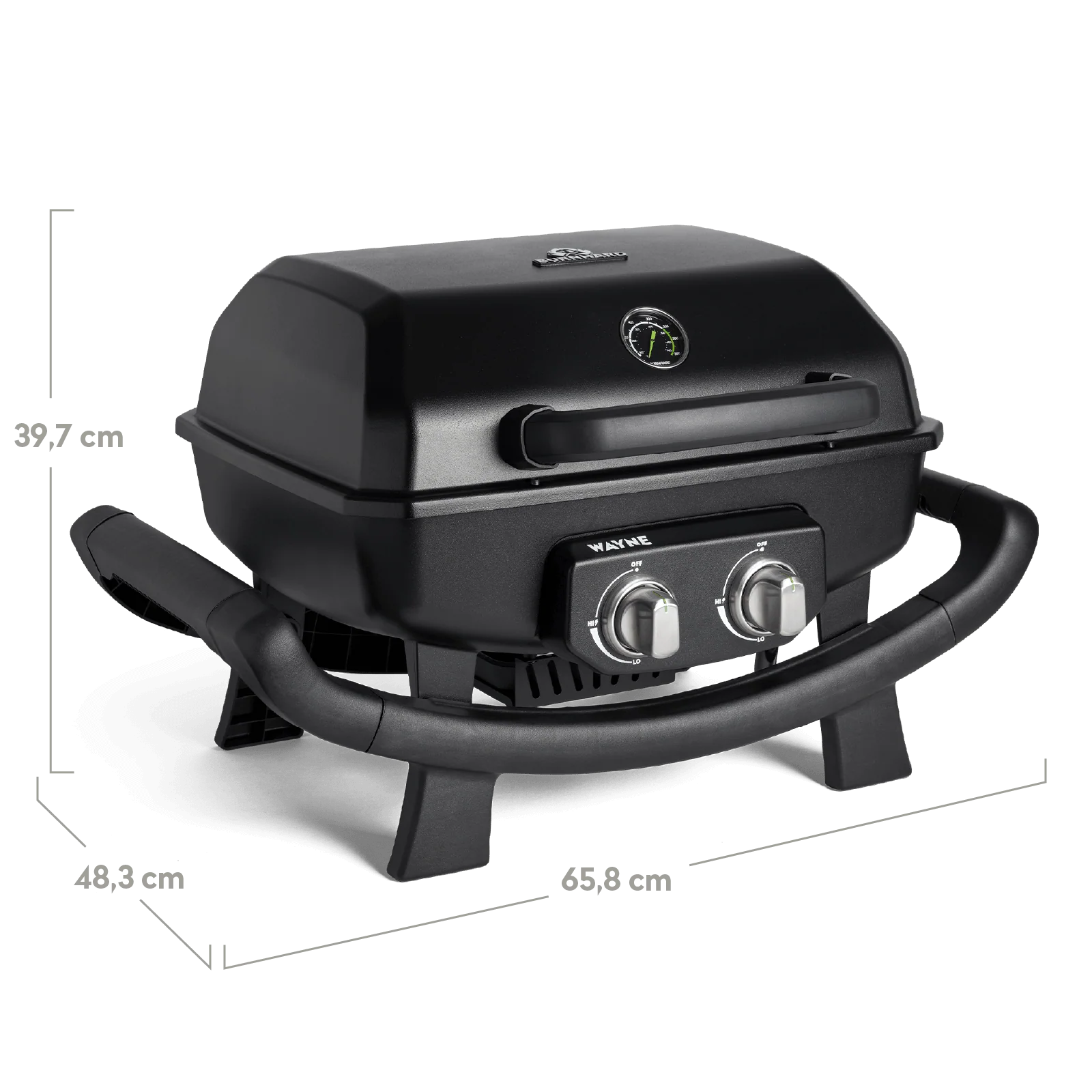Burnhard WAYNE Balkongrill 2-Brenner