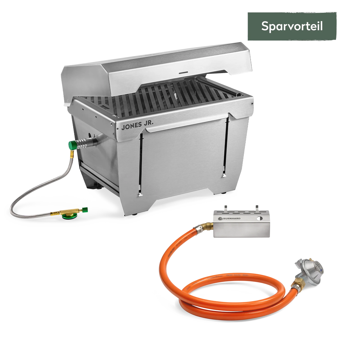 Burnhard JONES Jr. mit Gasflaschenadapter 2er Set