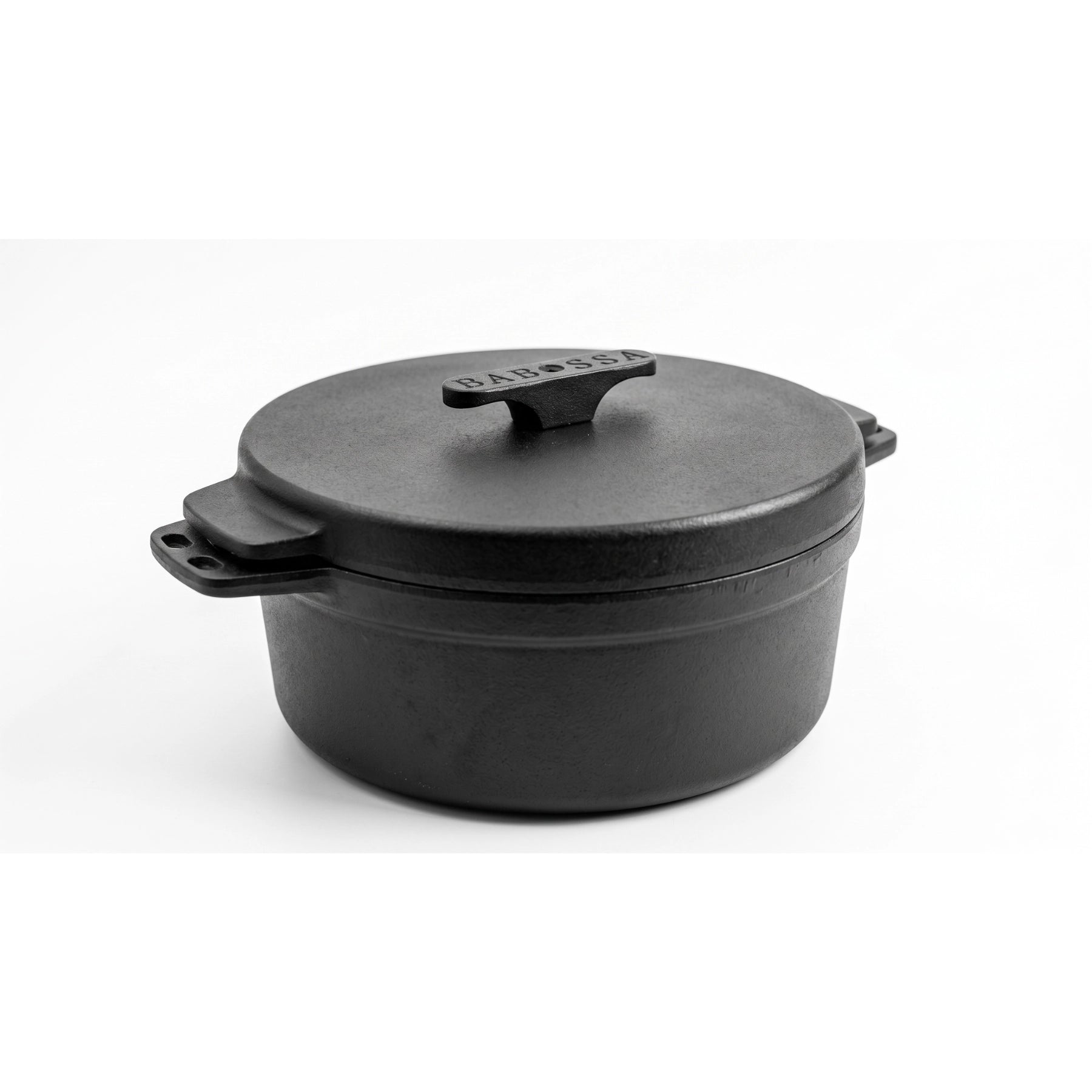 Babossa 9er Innovativer Gusseiserner Topf | SET Deckelheber & Kreuz | Dutch Oven | Made In Germany