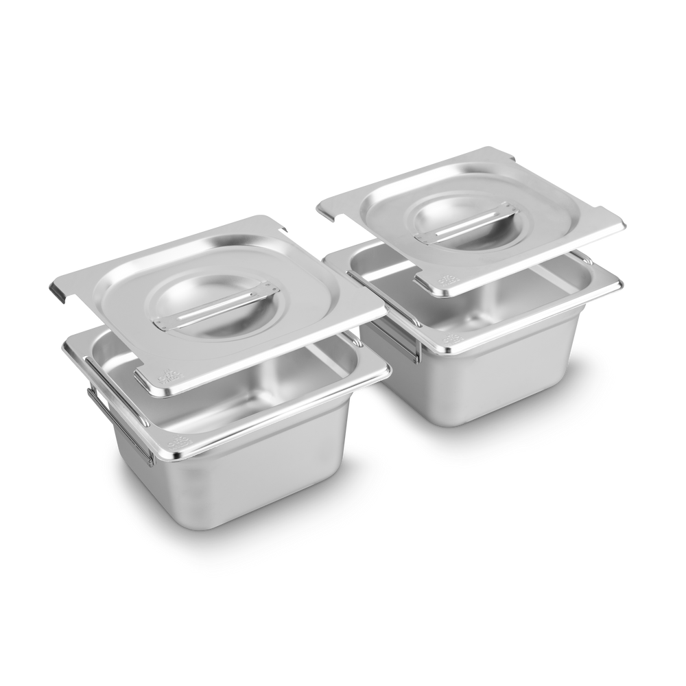 Otto Wilde Behälter-Set mit Deckel 1/6 - Tief