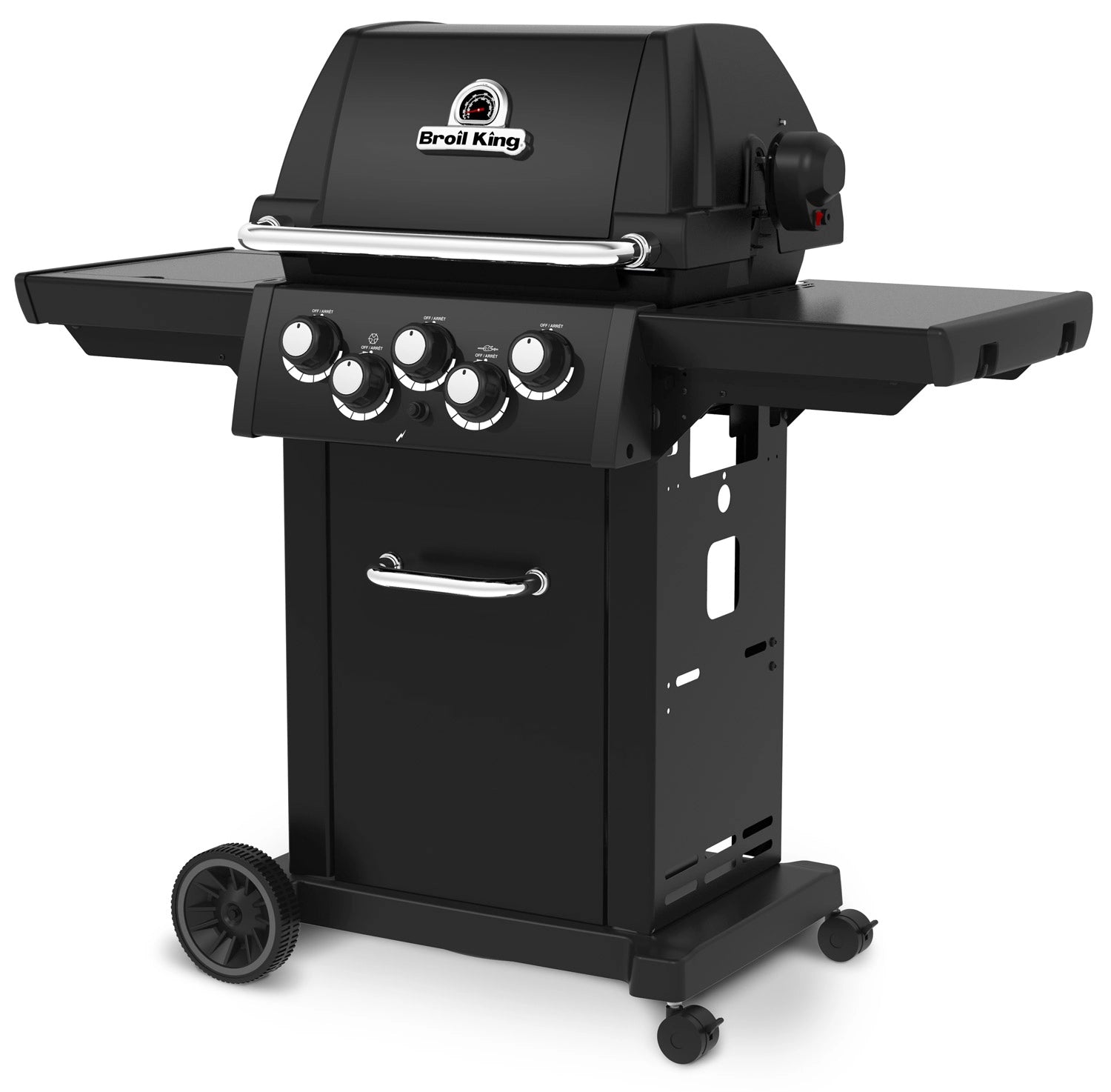 Broil King Royal 390 Shadow IR inkl. Drehspieß, Infrarotbrenner & Umrüstkit