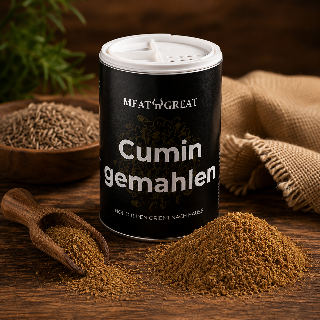 Meat 'n' Great Cumin gemahlen, Streuer, 70g