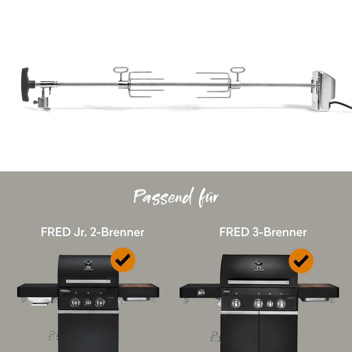 Burnhard Drehspieß FRED Jr. & FRED, Grillzubehör, Detailansicht 1