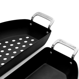 Detailbild KamadoJoe Halbmond Pfannen Set