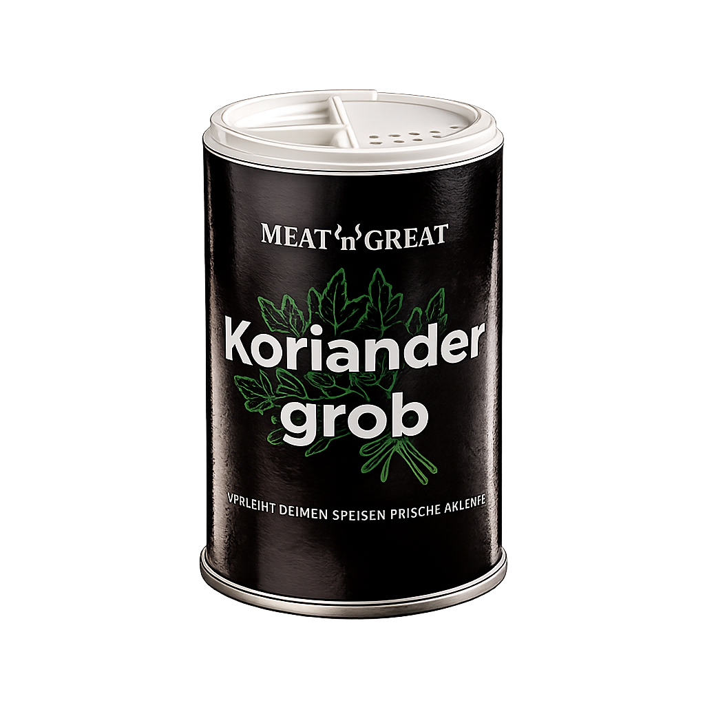 Meat 'n' Great Koriander grob, Streuer, 50g