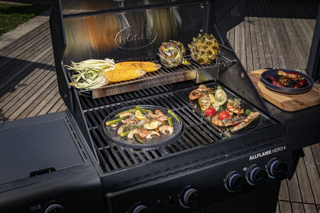 Rösle AllFlame Hero 4 + gratis Rotisserie