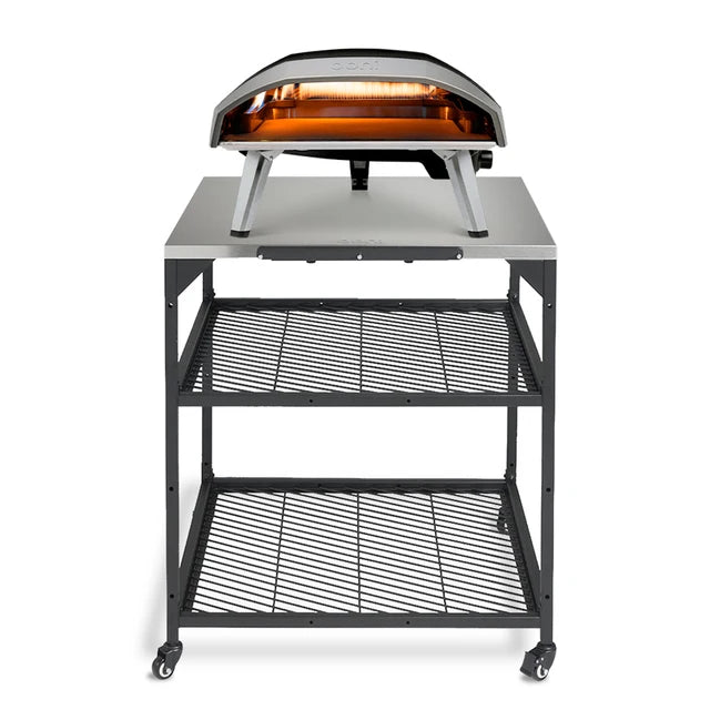 Ooni Modultisch Large 80 x 80 x 90 cm modulares Tischsystem für Pizzaöfen und Zubehör