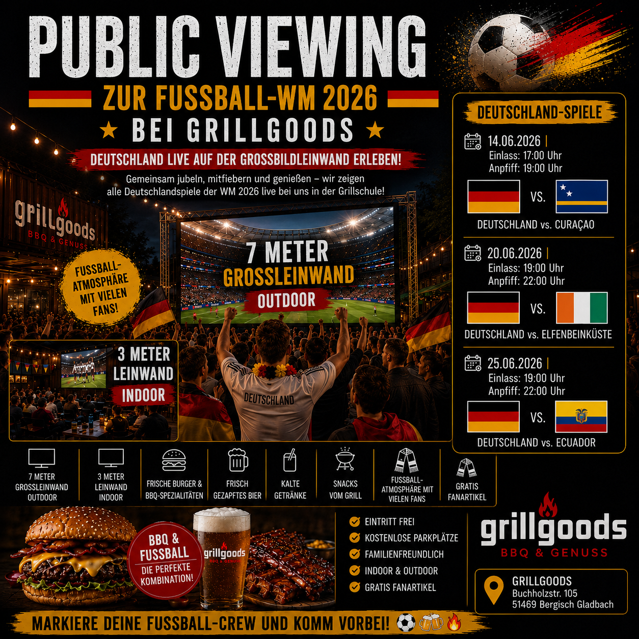 Grillgoods WM 2026 Public Viewing