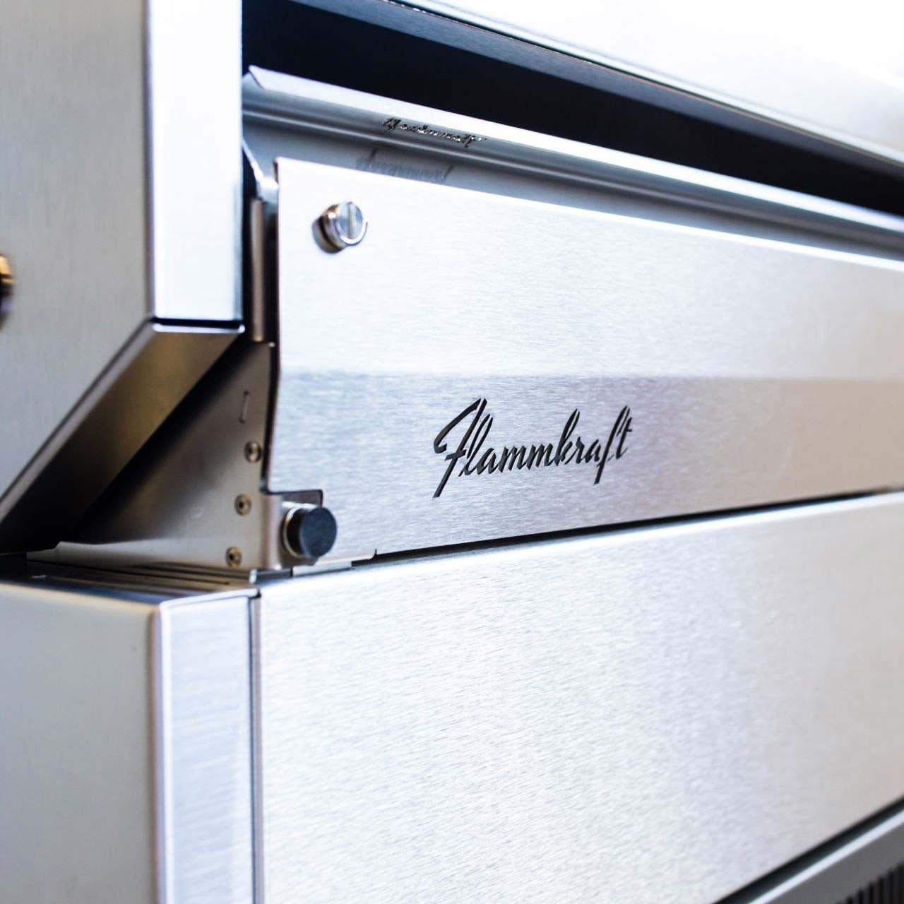 Flammkraft Gasgrill Block D Gen.5 Elfenbeinweiß