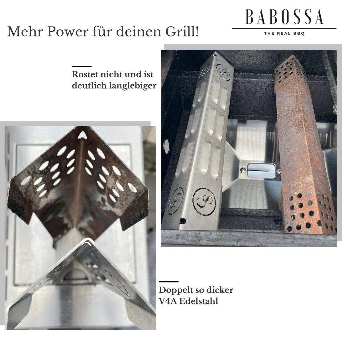 Babossa Flammschutzblech, Weber Genesis Gold C!
