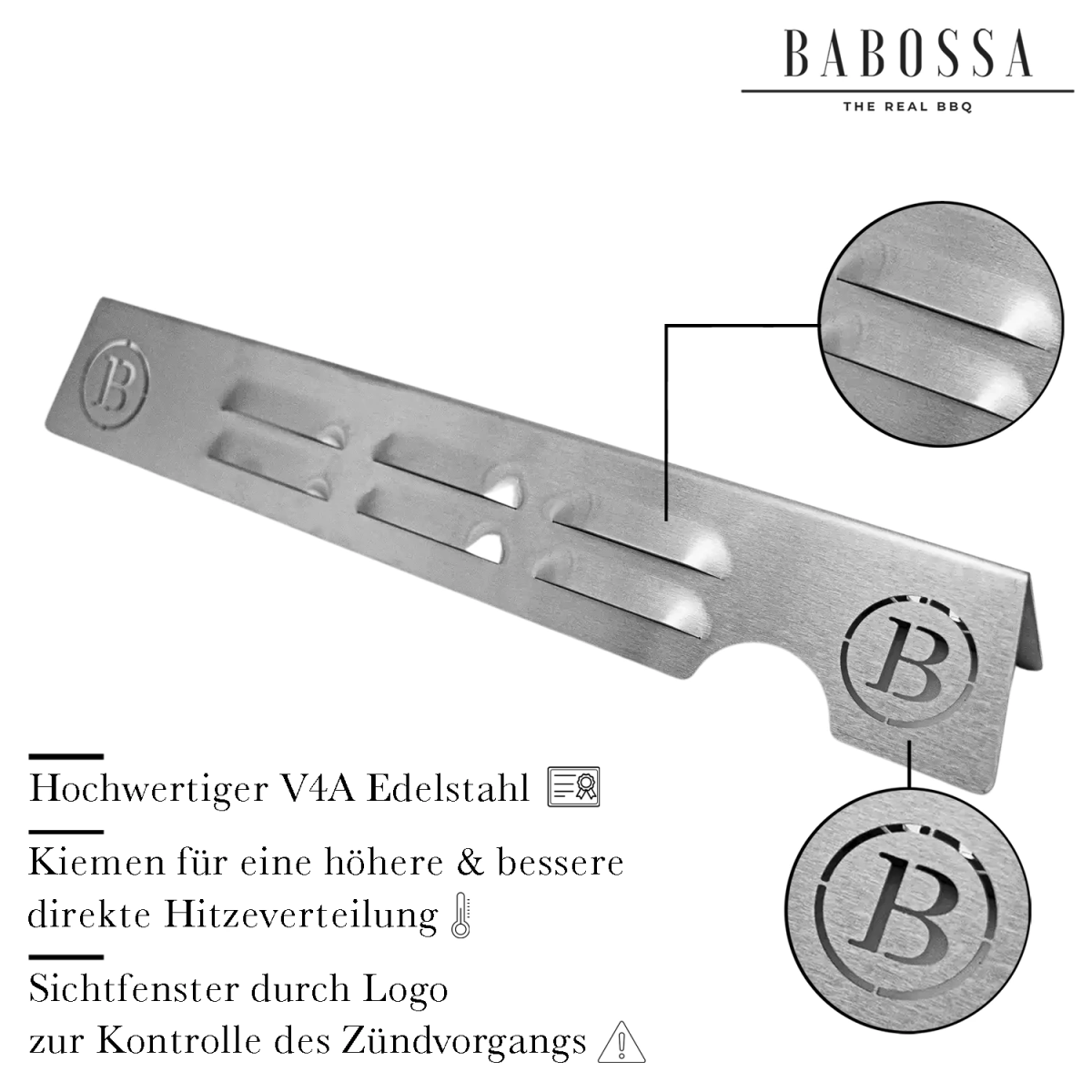 Babossa Flammschutzblech, Weber Genesis