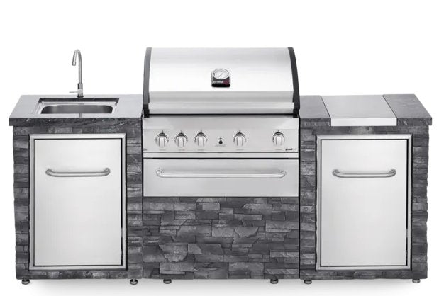 Grandhall Stone Island für Maxim/Elite inkl. Elite G4 Einbau Gasgrill