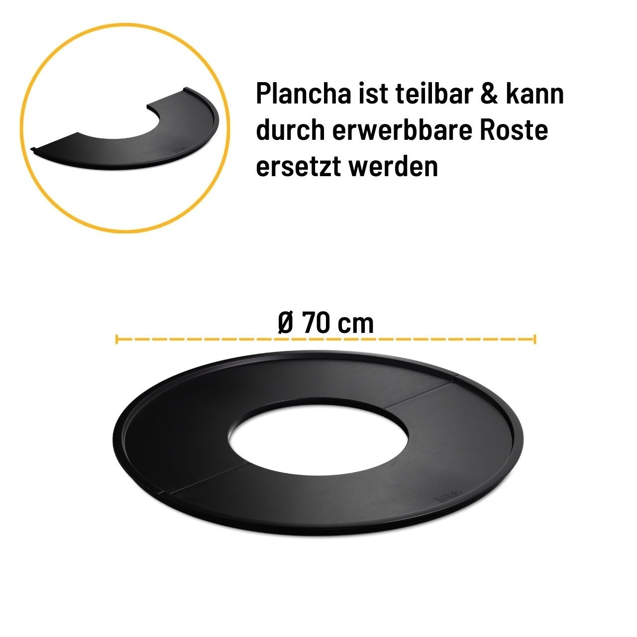 Höfats Plancha-Grillset tief, BOWL 70