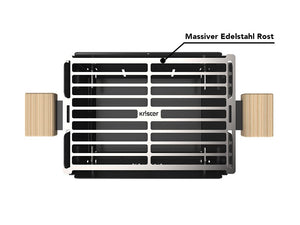 Knister Grill | Kohle | Schwarz - Knister Grill